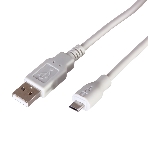Кабель USB Rexant (шт. micro USB - шт. USB A) 3 метра, серый, фото 1