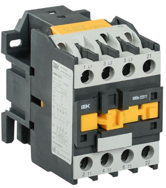 Контактор КМИе-23210 32А 230В/АС3 1НО IEK KKME21-032-230-10