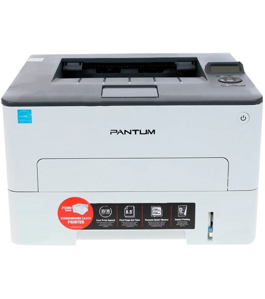Принтер лазерный Pantum P3300DN, А4, ч/б, печ. до 33 стр/мин, 1200 X 1200 dpi, USB, RJ-45, проектная модель