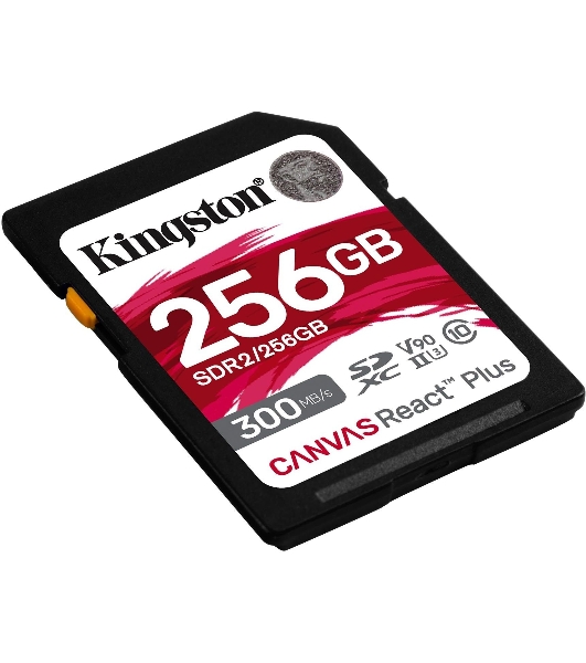 Флеш карта SDXC 256Gb Class10 Kingston SDR2/256Gb Canvas React Plus w/o adapter