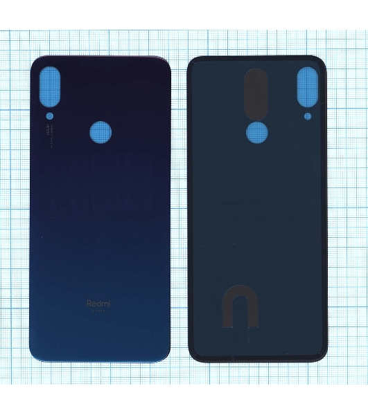 Задняя крышка для Xiaomi Redmi Note 7 Pro голубая