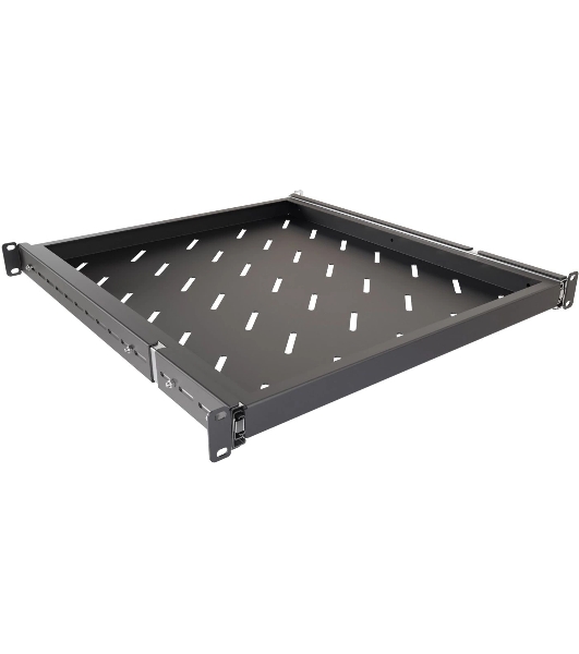 Полка выдвижная NTSS NTSS-MSKB-FS-800-BL 1U нагр.:20кг. 19' 500мм черный