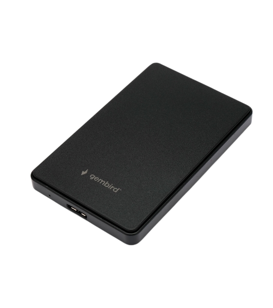 Внешний корпус USB 3.0 для 2.5' HDD/SSD Gembird EE2-U3S-40, порт MicroB, SATA III, пластик, черный, коробка