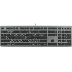Клавиатура проводная A4Tech Fstyler FX60 серый/белый, фото2