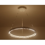 Подвесной светодиодный светильник Ambrella light FL5851 WH белый 35W 3000K/4200K/6400K D600*600 (без ПДУ), фото3