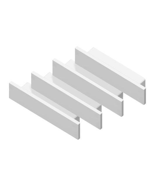 Заглушка для профиля GP8450 WH белый 23.8*6