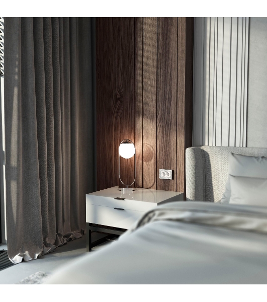 Рамка для двойной розетки (серебряный) W0082406