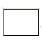 Экран с электроприводом Lumien Eco Control 203x203 см (раб. область 197х197 см) Matte White черная кайма по периметру 1:1, фото 1
