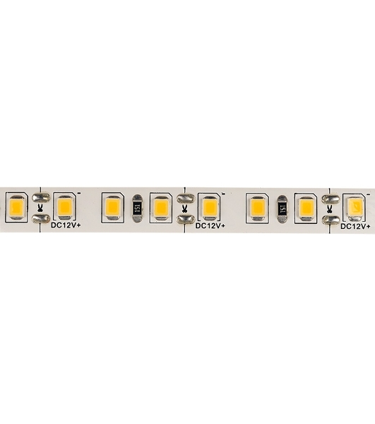 Лента светодиодная 12 В, 8 мм, IP23, SMD 2835, 120 LED/m, 12 V, цвет свечения теплый белый (3000 K)