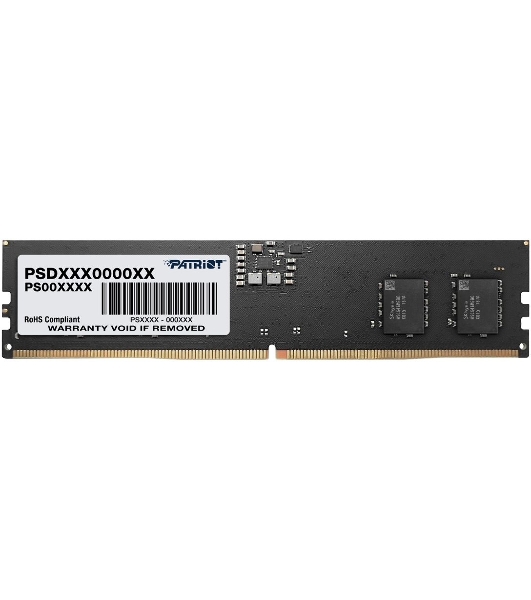 Оперативная память Patriot Signature, DDR5, 8GB (1x8 GB), 4800 MHz, CL40, DIMM