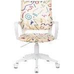 Кресло Бюрократ BuroKIDS 1 W Sticks 02 песочный, ткань, 120 кг, фото7