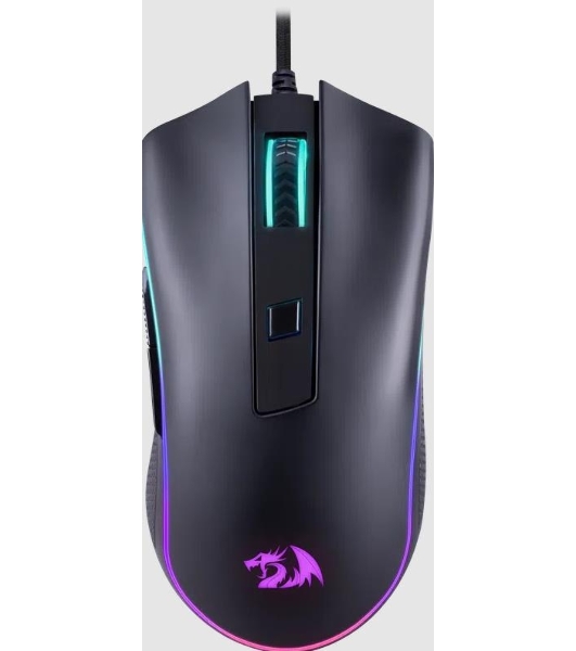 Мышь проводная Redragon Cypher, черный, 12800 dpi, USB, кнопки - 7
