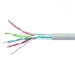 Кабель Cablexpert FPC-5004E-SOL/100, FTP indoor 4x2x0.48, CCA, кат.5е, однож., 100м, box, серый, фото4