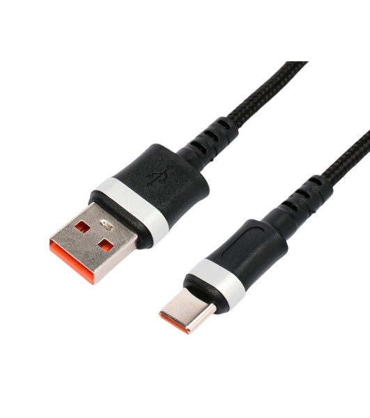 Кабель USB2.0 Cablexpert CCP-USB2-AMCM-66W-1M, AM/Type-C, 6A, 66Вт, QC3.0, медь, 1м, черный, пакет