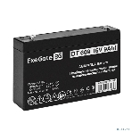 Аккумуляторная батарея ExeGate DT 609 (6V 9Ah, клеммы F2), фото13