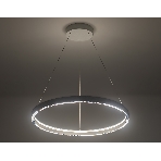 Подвесной светодиодный светильник Ambrella light FL5851 WH белый 35W 3000K/4200K/6400K D600*600 (без ПДУ), фото 1