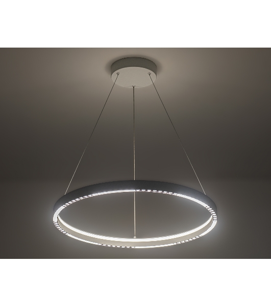 Подвесной светодиодный светильник Ambrella light FL5851 WH белый 35W 3000K/4200K/6400K D600*600 (без ПДУ)