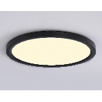 Светильник светодиодный ультратонкий Ambrella light FZ1910 BK черный IP54 44W 3000K-6500K CCT-переключатель D600*25 (Без ПДУ), фото7