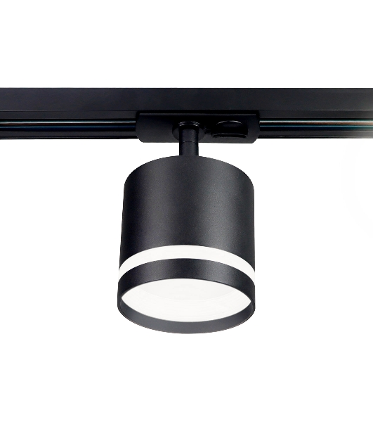 Трековый однофазный светильник Ambrella light GL5372 BK черный GX53 max 12W