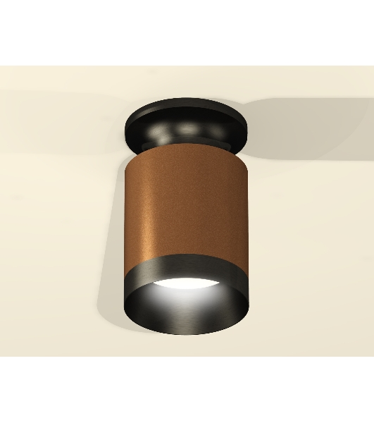 Светильник Ambrella Light XS6304111 SCF/PBK кофе песок/черный полированный MR16 GU5.3 (N6902, C6304, N6131)