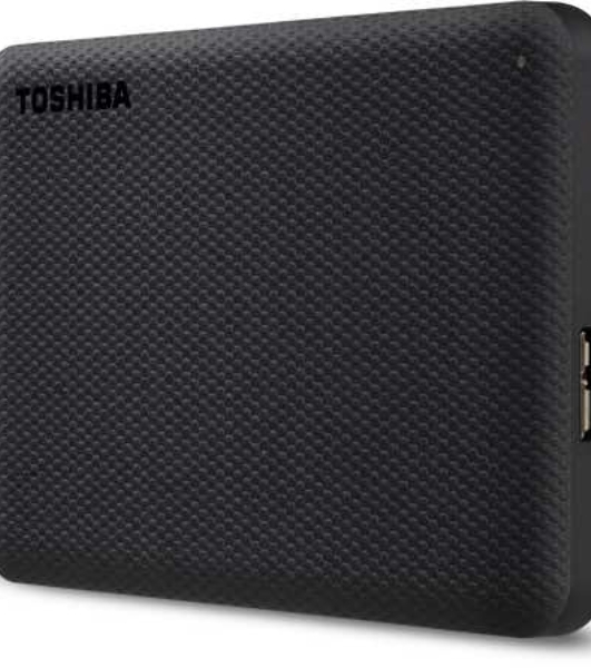 Внешний HDD 2.5' Toshiba Canvio Advance, 1TB, USB 3.2 Gen 1 Type-A, 5400 rpm, черный