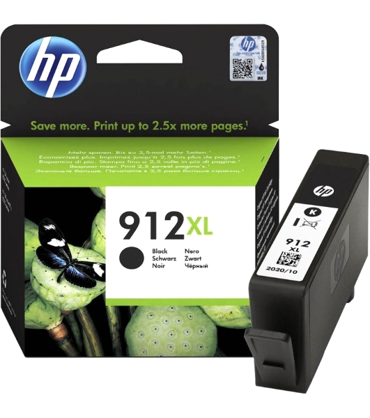 Картридж струйный HP 912 3YL84AE черный (825стр.) для HP OfficeJet 801x/802x