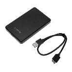 Внешний корпус USB 3.0 для 2.5' HDD/SSD Gembird EE2-U3S-40, порт MicroB, SATA III, пластик, черный, коробка, фото4