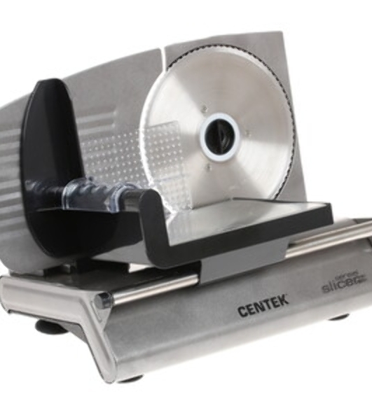 Ломтерезка Centek CT-1380, 150 Вт, толщина нарезки 3-15мм, держатель крайнего ломтика