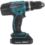 Дрель-шуруповерт Makita DHP453SYE, 18 В, 1.5 Ач, 42 Нм, щеточный, фото6