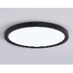 Светильник светодиодный ультратонкий Ambrella light FZ1910 BK черный IP54 44W 3000K-6500K CCT-переключатель D600*25 (Без ПДУ), фото6