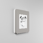 Рамка на 1 пост WERKEL Split (дымчатый/белый, soft-touch) W0013067, фото12