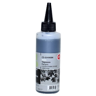 Чернила Cactus CS-GI490BK черный 100мл для Canon Pixma G1400/G2400/G3400
