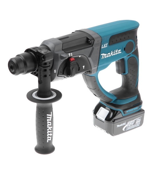 Перфоратор Makita DHR202RFE, SDS-plus, 21В, 2,8 Дж, от аккумулятора