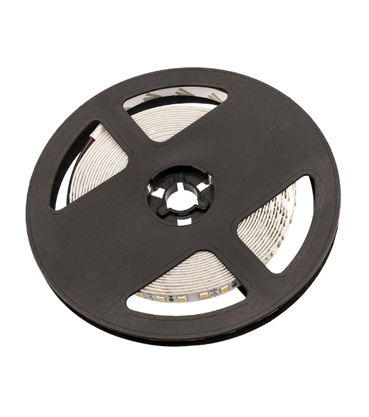 Лента светодиодная 12 В, 8 мм, IP23, SMD 2835, 120 LED/m, 12 V, цвет свечения теплый белый (3000 K)