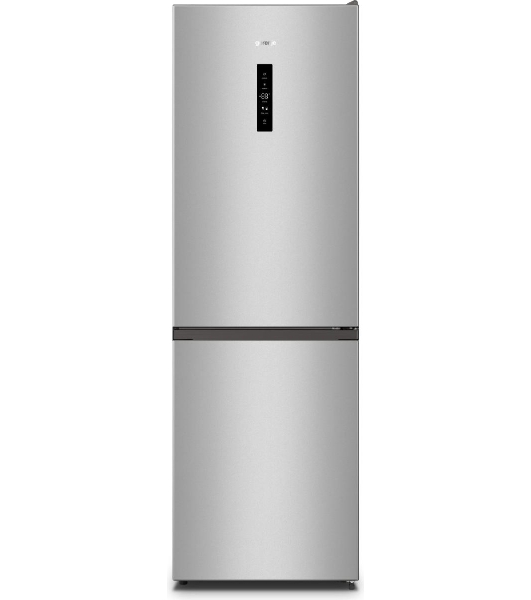 Холодильник Gorenje NRK619FAS4 серый двухкамерный 207/93л морозилка снизу, No Frost