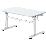 Стол детский Cactus CS-KD-LBL столешница МДФ, голубой 100x80x60см, фото4