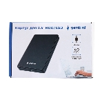 Внешний корпус USB 3.0 для 2.5' HDD/SSD Gembird EE2-U3S-40, порт MicroB, SATA III, пластик, черный, коробка, фото3