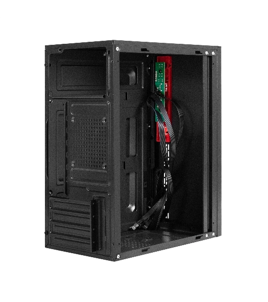 Компьютерный корпус Minitower ExeGate BAA-403-AAA350 (mATX, БП AAA350 с вент. 8см, 2*USB, HD Audio, черный)