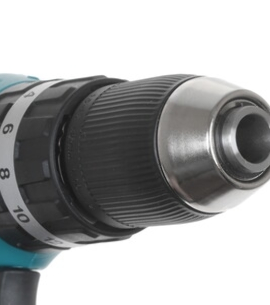 Дрель-шуруповерт Makita DHP453SYE, 18 В, 1.5 Ач, 42 Нм, щеточный