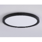 Светильник светодиодный ультратонкий Ambrella light FZ1910 BK черный IP54 44W 3000K-6500K CCT-переключатель D600*25 (Без ПДУ), фото5