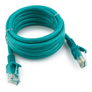 Патч-корд UTP Cablexpert кат.5e, 2м, литой, многожильный (зеленый)