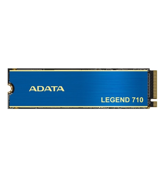Накопитель SSD ADATA LEGEND 710, 512Gb, PCIe 3.0 x4, M.2 2280, NVMe, R/W 2400/1600, с радиатором