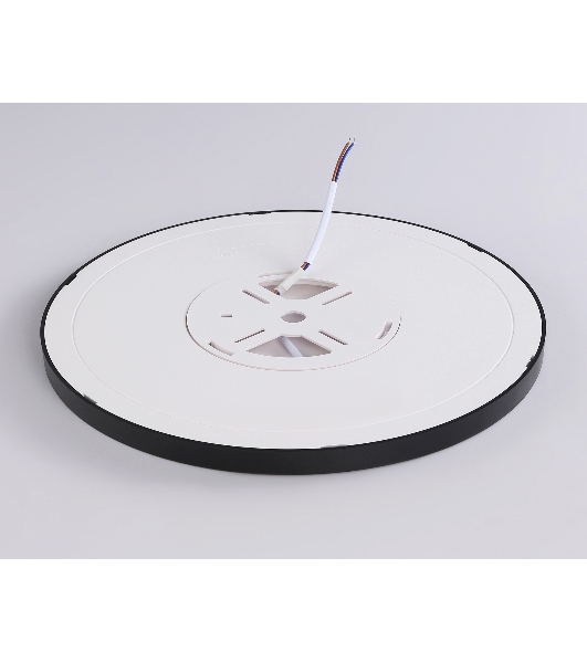 Светильник светодиодный ультратонкий Ambrella light FZ1910 BK черный IP54 44W 3000K-6500K CCT-переключатель D600*25 (Без ПДУ)