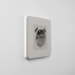 Рамка на 1 пост WERKEL Split (дымчатый/белый, soft-touch) W0013067, фото10