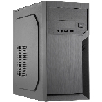 Компьютерный корпус с блоком питания 450Вт. Case Foxline FL-702, mATX, 1x5.25EXT, 1x3.5EXT, 2x3.5INT, 2xUSB 2.0, HDA, w/o FAN, w/450W ATX PSU, w/1.2m EU pwr cord, фото3
