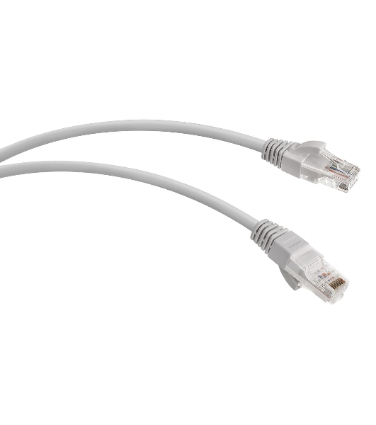 Патч-корд WRline WR-PC-RJ45-UTP-5E-1.5-GY UTP RJ-45 вил.-вилка RJ-45 кат.5E 1.5м серый LSZH (уп.:1шт)