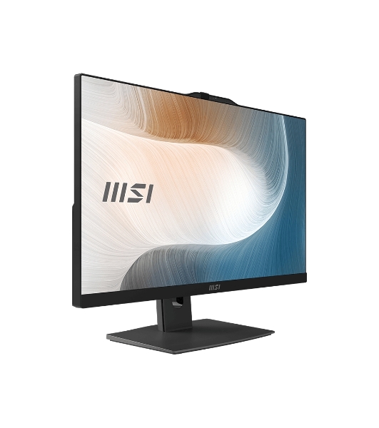 Моноблок/ MSI Modern AM242P 1M-1663XRU 23.8'(1920x1080 (матовый) IPS)/Intel Core 5 120U(1.4Ghz)/16384Mb/2000+256PCISSDGb/noDVD/Int:Intel® Graphics/Cam/BT/WiFi/war 1y/4.65kg/Black/noOS + Wireless KB+M