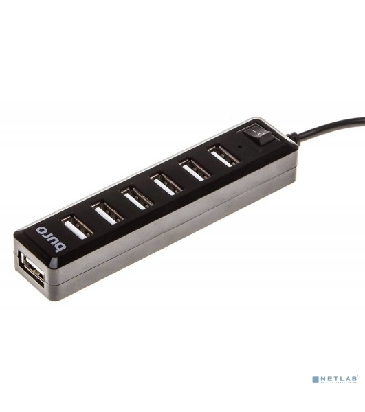 USB-концентратор Buro BU-HUB7-1.0-U2.0, USB 2.0, USB 7 портов, USB