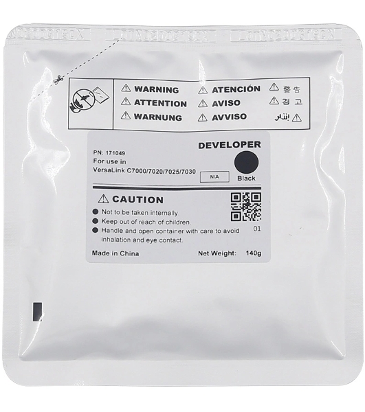 Девелопер CET для Xerox VersaLink C7000/C7020/C7025/7C030 черный (140г, 400000 стр.)