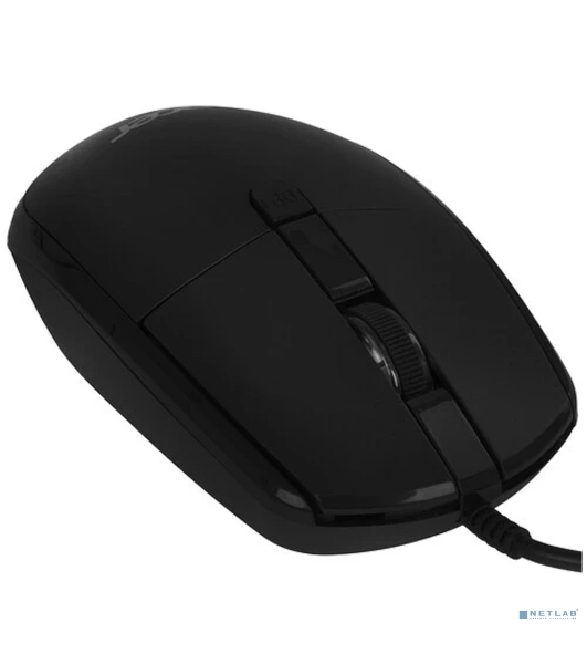 Мышь проводная Acer OMW401 черный, 2000 dpi, USB, кнопки - 4